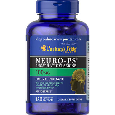 Puritan's Pride 2 Units of Neuro-Ps (Phosphatidylserine) 100 mg-120-Softgels
