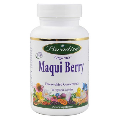 Paradise Herbs Organics Maqui Berry 60 Vegetarian Capsules