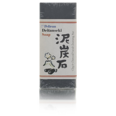 Nippon Kodo Pelican Deitanseki Soap Clay Charcoal Facial Cleansing Bar