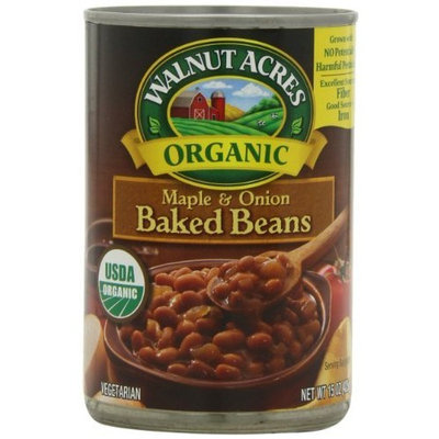 Walnut Acres Organic Maple Onion Baked Beans, 15 Ounce Cans (Pack of 12)