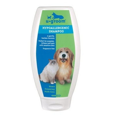 UGroom Hypoallergenic Dog and Cat Shampoo, 12-Ounce