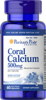 Puritan's Pride Coral Calcium 500 mg-60 Capsules