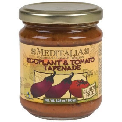 Meditalia Tapenade Eggplant Tomato 6.35-Ounce -Pack of 6