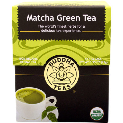 Buddha Teas Organic Matcha Green Tea-6 Each