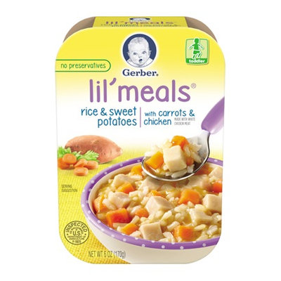 Gerber® Lil’ Meals® Rice & Sweet Potatoes With Carrots & Chicken
