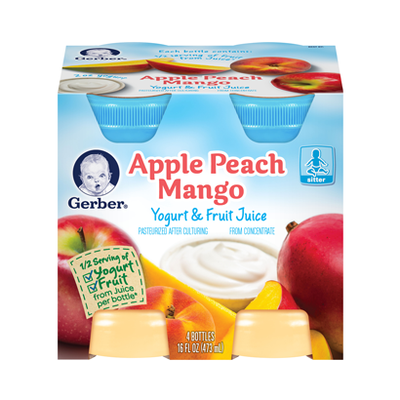 Gerber® Yogurt & Fruit Juice Blend Apple Peach Mango