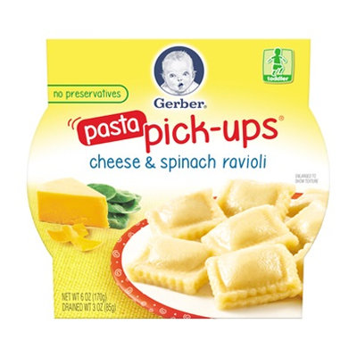 Gerber® Pasta Pick-ups® Cheese & Spinach Ravioli