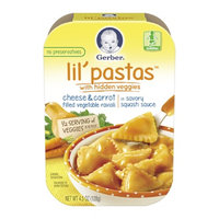 Gerber® Lil’ Pastas™ With Hidden Veggies Cheese & Carrot Filled Vegetable Ravioli In Savory Squash Sauce