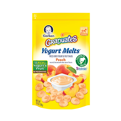 gerber yogurt melts peach
