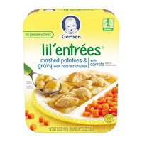 Gerber® Lil' Entrées® Mashed Potatoes And Gravy With Roasted Chicken With Carrots