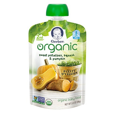 Gerber® Organic 2nd Foods® Pouches Sweet Potatoes, Squash & Pumpkin