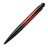 Monteverde(R) Ballpoint Pen With One Touch Stylus, Medium Point, 0.8mm, Black/Red Barrel, Black Ink