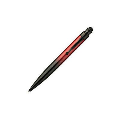 Monteverde(R) Ballpoint Pen With One Touch Stylus, Medium Point, 0.8mm, Black/Red Barrel, Black Ink