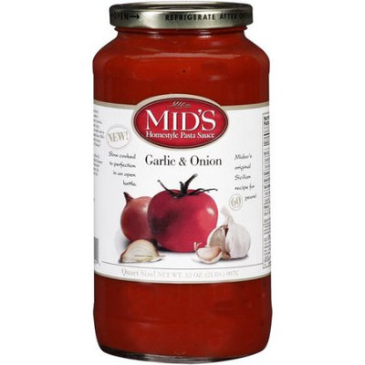 Mid's Pasta Sauce Mid's Garlic & Onion Homestyle Pasta Sauce, 32 oz