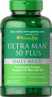 Puritan's Pride Ultra Vita Man 50 Plus-120 Caplets