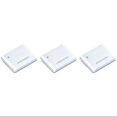 Replacement Battery For Canon NB-6L (3 Pack)