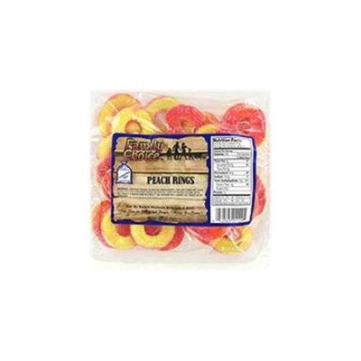 Family Choice 9 Oz Peach Ring 1129 by Rucker's Candy