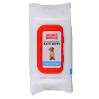 Nature's Miracle Spring Waters Deodorizing Dog Bath Wipes