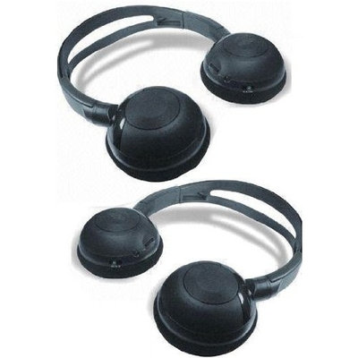 AudioVideo2go Chrysler 300 Headphones UltraLight Folding IR Wireless 2006 2007 2008 2009 2010 2011 2012 2013 2014