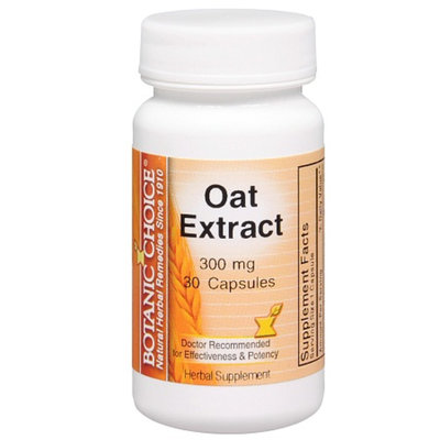Botanic Choice Oat Extract 300 mg Herbal Supplement Capsules
