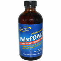 North American Hreb & Spice North American Herb and Spice PolarPower Wild Sockeye Salmon Oil 8 fl oz