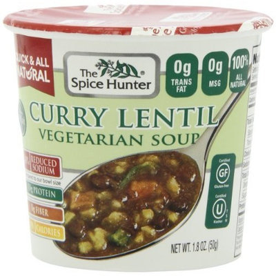 The Spice Hunter Curry Lentil, Veg Soup Cup, 1.8-Ounce (Pack of 6)