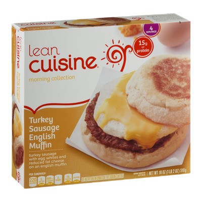 Lean Cuisine Morning Collection Turkey Sausage English Muffin - 4 CT