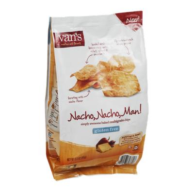 Van's Natural Foods Multigrain Chips Nacho, Nacho, Man!