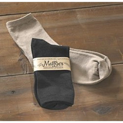 Maggie's Organics, Sock, Og, Herringbone, Black, 3/9/11