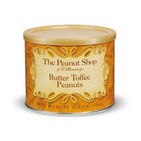 The Peanut Shop of Williamsburg Butter Toffee Peanuts, 11.5-Ounce Tins (Pack of 2)