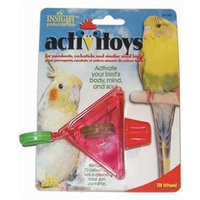 JW Pet Company Activitoy Tilt Wheel Small Bird Toy, Colors Vary