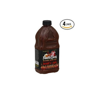 Famous Dave's Bloody Mary Mix Devils Spit, 64-ounces (Pack of 4)