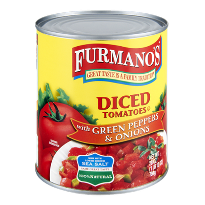 Furmano's Diced Tomatoes with Green Peppers & Onions