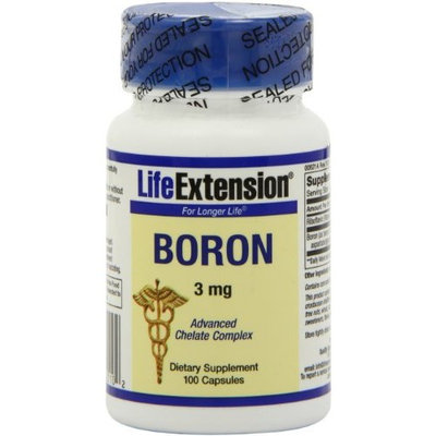 Life Extension Boron 3MG 100 Veg Caps