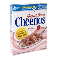 Cheerios General Mills Yogurt Burst Strawberry Flavored Cereal