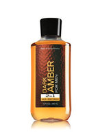 Bath & Body Works Signature Collection DARK AMBER 2-in-1 Hair + Body Wash