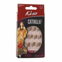 Kiss Catwalk Nails Medium Length Nail Kit # 53149 Kor06 Limited Edition