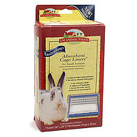 L/m Animal Farms LM Animal Farms Absorbent Cage Liners for Small Animals
