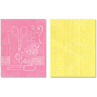 Sizzix Textured Impressions Embossing Folders, Sewing & Measuring Tape