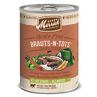 Super-dog Pet Food Company Merrick Brauts n Tots Canned Dog Food Case