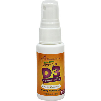 Global Health Trax GHT - Plant Based Vitamin D3 Spray for Kids 200 IU - 0.65 oz.