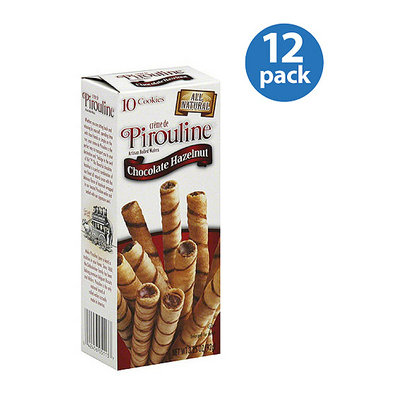 DeBeukelaer Creme de Pirouline Chocolate Hazelnut Artisan Rolled Wafers