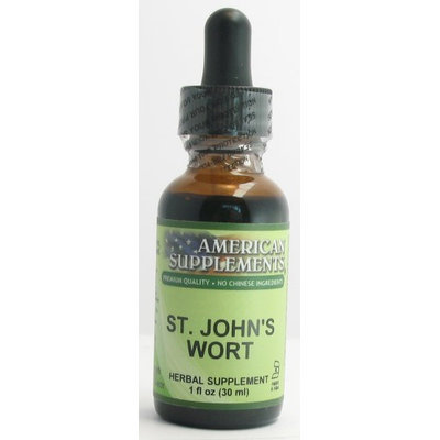 St. John's Wort No Chinese Ingredients American Supplements 1 oz Liquid