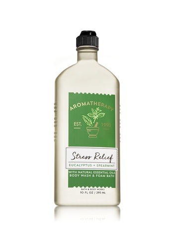 Bath & Body Works® Aromatherapy Stress Relief Eucalyptus & Spearmint Body Wash & Foam Bath