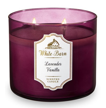 Bath Body Works White Barn LAVENDER VANILLA 3-Wick Candle