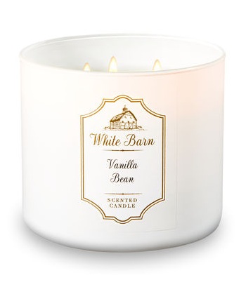 Bath Body Works® White Barn VANILLA BEAN 3-Wick Candle
