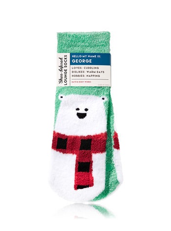 Bath & Body Worksยฎ GEORGE THE POLAR BEAR Shea-Infused Lounge Socks