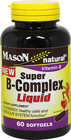 Mason Naturals Super Vitamin B-50 Complex Liquid-60 Softgels