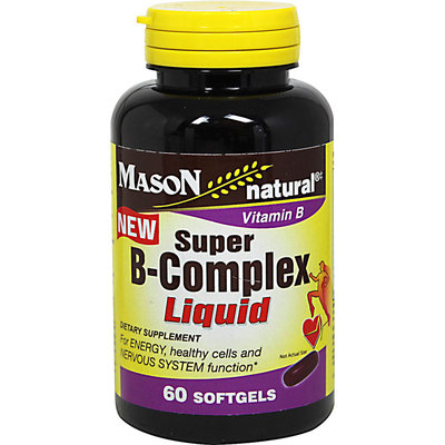 Mason Naturals Super Vitamin B-50 Complex Liquid-60 Softgels