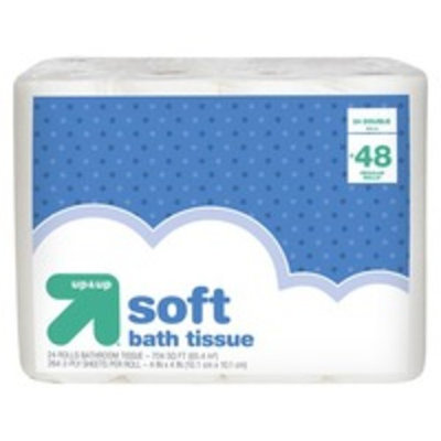up & up™ Bathroom Tissue - 24 Double Rolls